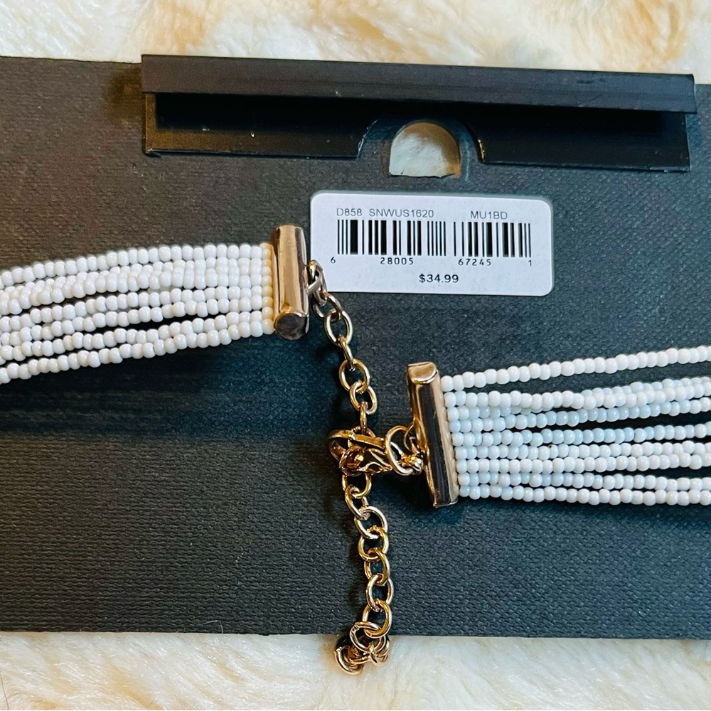 Ava & Aiden Beaded Choker Necklace - Picture 2 of 3